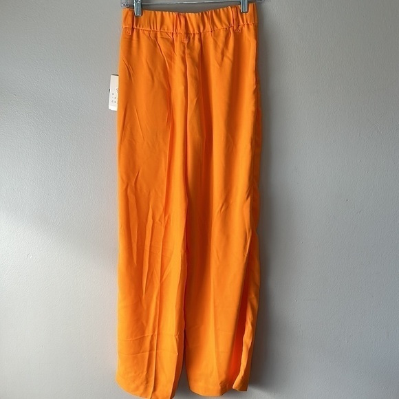 Women's Size 2 Straight Leg Orange Business Casual Pants A New Day - Picture 2 of 3